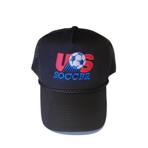US Soccer Trucker Hat - Black